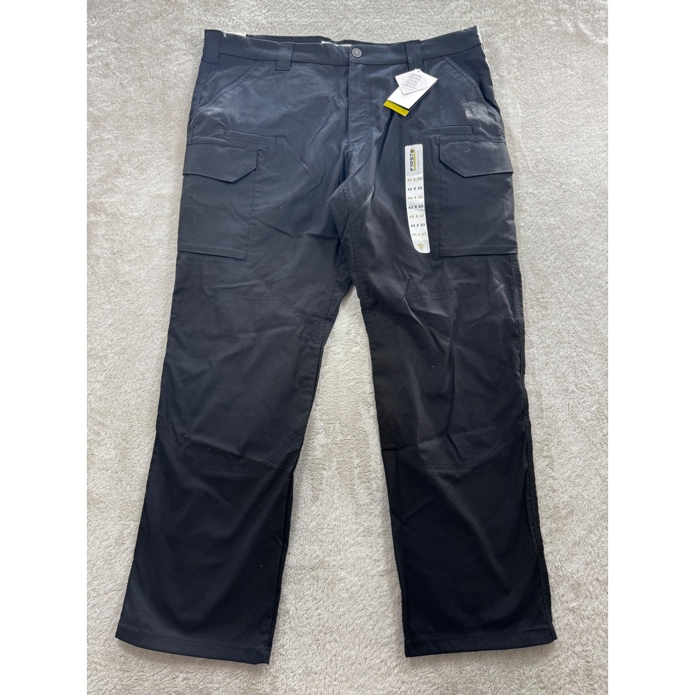 NWT First Tactical Mens V2 Cargo Outdoor Black Tactical Pants 42x32 Meas: 42x32